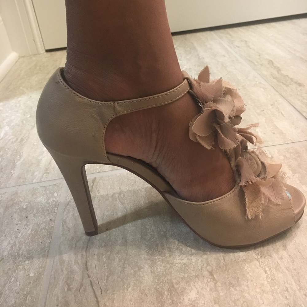 High Heel Flower Heels
